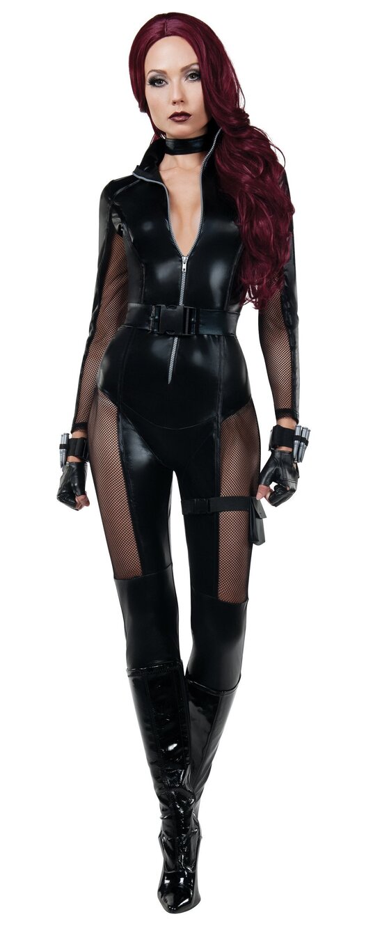 1341 Avenging Assassin Costume Small Black